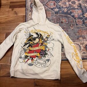 ED HARDY PIERCED EAGLE HOODIE 🦅 Medium